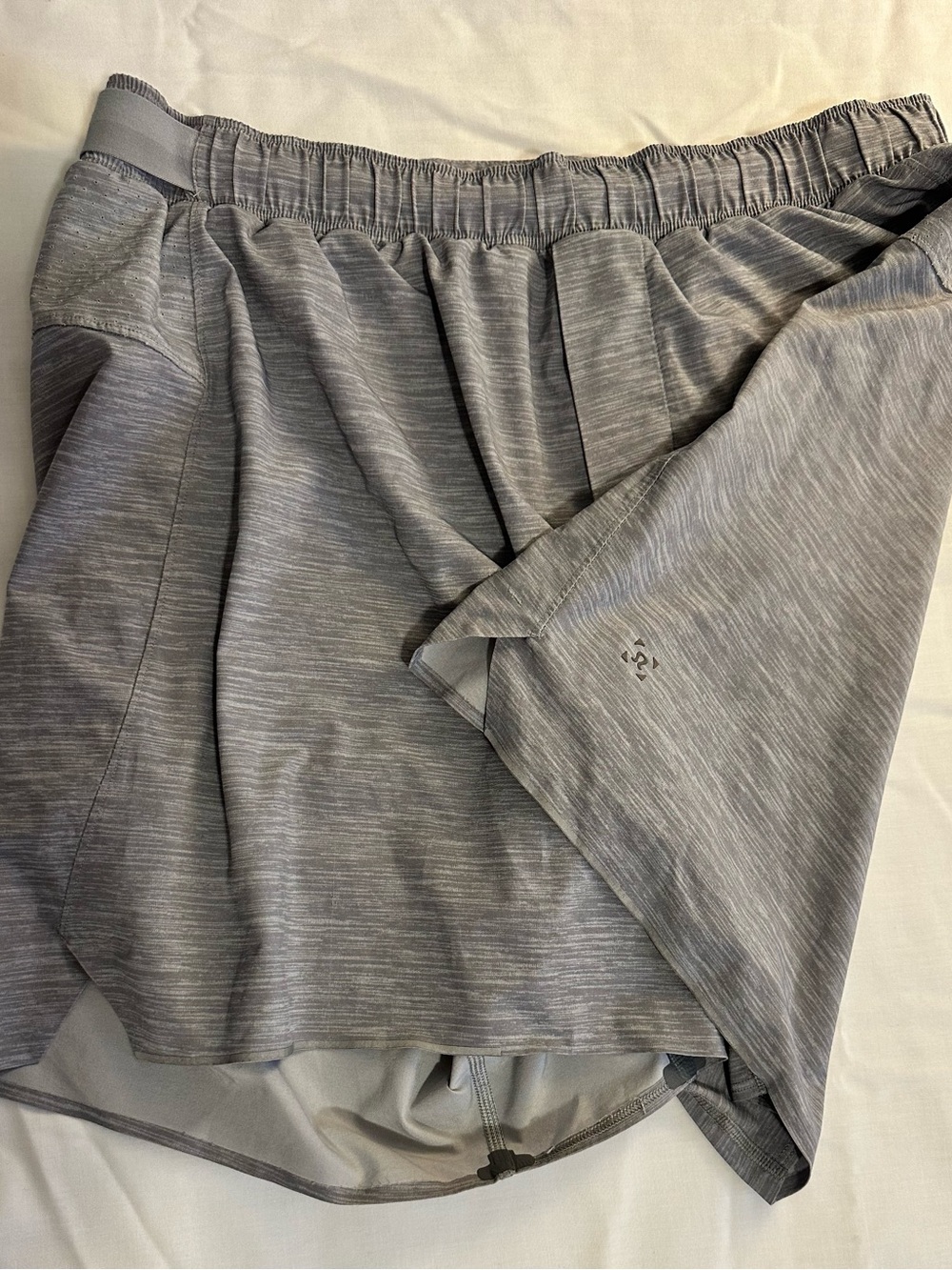 lululemon athletica Men's Heather Grey Athletic Shorts
